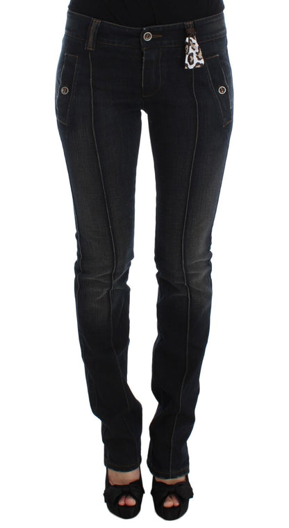 Італійські бавовняні джинси Ermanno Scervino Chic Slim Fit