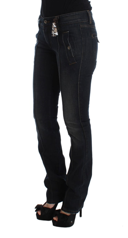 Італійські бавовняні джинси Ermanno Scervino Chic Slim Fit